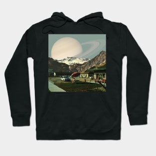 Finding Peace - Surreal/Collage Art Hoodie